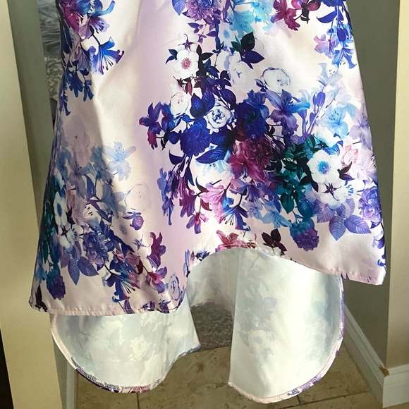 NWT Rare Editions hi-low dress special occasion wedding party size 6 girls - Picture 4 of 9